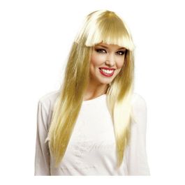 Peluca larga con flequillo rubia 160 g Peluca larga con flequillo rubia 160 g Precio: 5.52728. SKU: S8603407