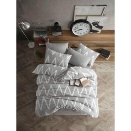 Juego de Cama ASI8684283345236 - 1 Funda Nórdica 220x240 cm + 2 Fundas Almohada 60x60 cm - 65% Algodón, 35% Poliéster - Gris Precio: 38.50000022. SKU: B13346T5D8