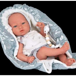 Muñeca reborn arias 38 cm borja gris c/manta (cuerpo vinyl, sexo niño) Muñeca reborn arias 38 cm borja gris c/manta (cuerpo vinyl, sexo niño)
