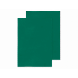 Q-connect Tapa de Encuadernación PVC Opaca Verde DIN A4 180 Micras Caja de 100 Unidades