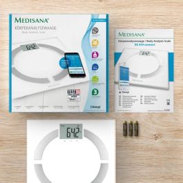 MEDISANA - Báscula de análisis corporal con Bluetooth - 40444 - Pilas incluidas