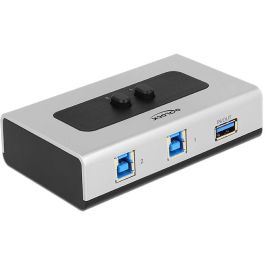 DeLOCK 87667 Switch USB 3.0 de 2 puertos bidireccional manual, 3 puertos USB-A, carcasa de Plástico 112x68x29mm Precio: 37.94999956. SKU: B15ZYQPN4V