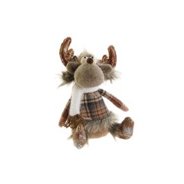 Figura DKD Home Decor Marron 12 x 35 x 14 cm (2 Unidades) Figura DKD Home Decor Marron 12 x 35 x 14 cm (2 Unidades)