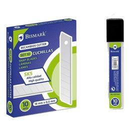 Bismark Repuesto Cutter 18 mm - Cuchilla Fracturable Cajita De 10 Cuchillas Precio: 1.49999949. SKU: B17M3D3XDC
