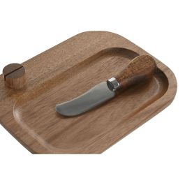 Tabla Cortar Basicos DKD Home Decor Natural 15 x 3 x 19.5 cm Set de 2 Tabla Cortar Basicos DKD Home Decor Natural 15 x 3 x 19.5 cm Set de 2