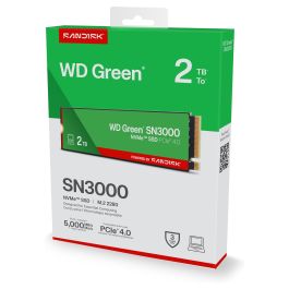 Sandisk WDS200T4G0E SSD WD Green SN3000 2TB M.2 2280 PCIe Gen4 NVMe