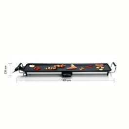 LITTLE BALANCE 8239 Happy Plancha 90, Plancha eléctrica 8-10 personas, Plato XXL antiadherente, Toda la comida, 2000W, Negro / Acero inoxidable LITTLE BALANCE 8239 Happy Plancha 90, Plancha eléctrica 8-10 personas, Plato XXL antiadherente, Toda la comida, 2000W, Negro / Acero inoxidable