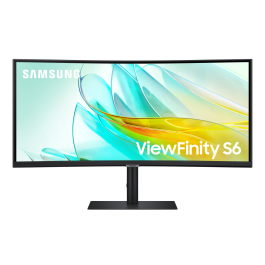 Samsung Monitor Profesional ViewFinity S6 S34C652UAU 34" UWQHD Curvo 100Hz USB-C Negro Precio: 375.50000059. SKU: B1D7NAQR4J