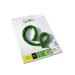 Liderpapel Papel A4 80g/m2 Liso Paquete de 250 Hojas para Escritura, Fotocopiadoras y Multicopistas