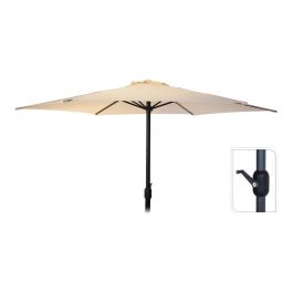 Ambiance Parasol Ø300 cm altura 248 cm color crema poste aluminio con manivela para exterior Precio: 59.50000034. SKU: B125WKQ7RP