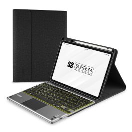 Subblim Funda con Teclado Retroiluminado KEYTAB Pro BT Touchpad para iPad 10,9" 10a Gen - Negro, SUBKT4-BTPI02