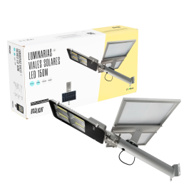 BX3 LIGHT Farola LED Solar 150W 7.500Lm 6000K IP65 con Sensor, Modelo BX3-SLABS150W-CW - Para Iluminación Exterior Precio: 109.5413. SKU: B1G2YLTZE2