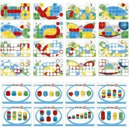 Educa EDU8412668201699 Articolors - Juego Educativo de Apilamiento con Fichas de Colores y Formas Geométricas para Niños de 2+ Años