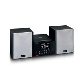 Lenco MC-250 Minicadena de Música Doméstica Negra 24W con Radio DAB+/FM, Bluetooth 5.0 y USB, Pantalla TFT