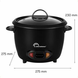 Little Balance 8726 Olla Arrocera para Cocción Fácil de Arroz, Capacidad de 1.8 Litros y 700W de Potencia
