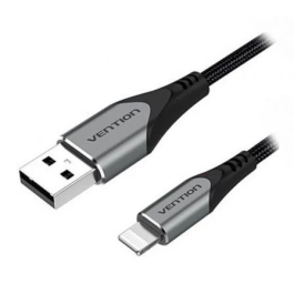 Vention LABHF Cable USB 2.0 Lightning Macho a Macho 1m Gris 480Mbps Precio: 12.89000053. SKU: B14SYE4LRD