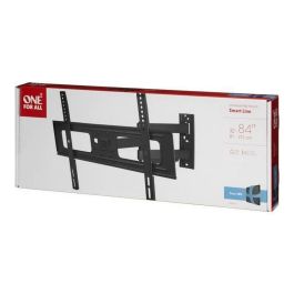 One For All WM2651 Soporte de pared giratorio e inclinable para TV 81-213 cm (32-84") hasta 50kg, VESA 600x400, giro 180°, inclinación 20°.