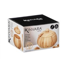 Azucarero de Bambú Kinvara 12x9.5x11.5 cm - Madera con Cuchara (12 Unidades) Azucarero de Bambú Kinvara 12x9.5x11.5 cm - Madera con Cuchara (12 Unidades)