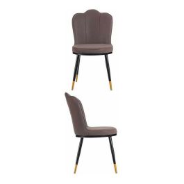 Sillón Morado Concha Polipiel Acero (53 x 88 x 67 cm) Sillón Morado Concha Polipiel Acero (53 x 88 x 67 cm)
