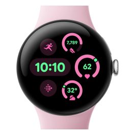 Google Pixel Watch 3 (41 mm) Smartwatch Wear OS LTE, Pantalla AMOLED 4.1 cm, 32 GB, 5 ATM, Batería 36 h, GPS, Rose Quartz