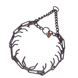 Hs Sprenger Collar de Entrenamiento Acero Inoxidable Negro 4mm x 63cm para perros hasta 40 kg, profesional con eslabones y 2 anillas Precio: 51.49999943. SKU: S6100542