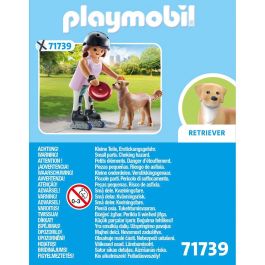 Playmobil Patinadora Con Retriever 71739