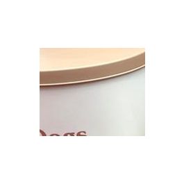 DKD Home Decor Bote de Metal Beige para Comida de Gato 15 x 22 x 17 cm (6 Unidades)