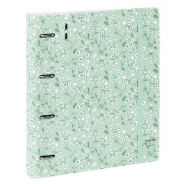 Carpeta de anillas Safta Light green flowers
