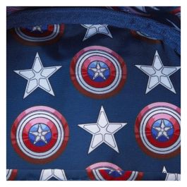 Loungefly Mochila Capitán América Brave New World Marvel Piel Vegana 22,86cm