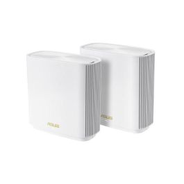 Asus ASUS ZenWiFi XT8 V2 AX6600 2 Pack (Ai Mesh WLAN System, WiFi 6, Tri-Band, 3x Gigabit LAN, 2.5G WAN, AiProtection, USB 3.0, 160 MHz) White