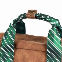 Cerdá Mochila Casual Harry Potter Slytherin de Polipiel - Edad 3+ (Marrón)