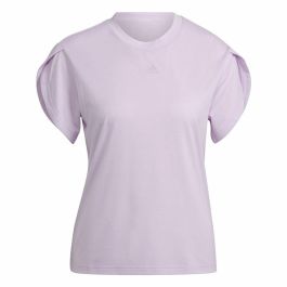 Camiseta de Manga Corta Mujer Adidas trainning Floral Lila