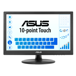 Asus VT169HE Monitor Táctil Profesional 15.6" Full HD IPS 10 Puntos Táctiles Windows 11 Eye Care VESA Negro Precio: 202.50000012. SKU: B1JS92WTSR