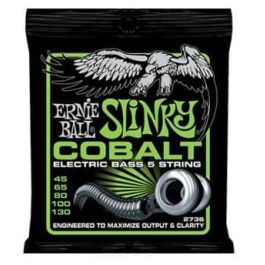 Ernie Ball Cuerdas Bajo Eléctrico Slinky Cobalt 5 St. Calibre 45-130 Precio: 58.68999972. SKU: B12G693FSZ