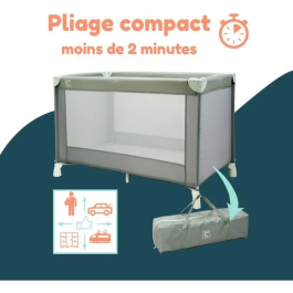 Bambisol Cuna de viaje BAM3159059051864 120x60 cm para recién nacidos, con colchón y bolsa de transporte incluidos