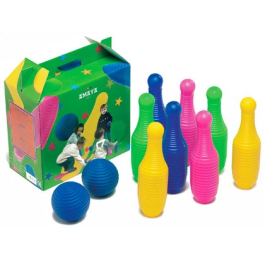 Amaya Juego de Bolos de Polietileno 26 cm Incluye 8 Bolos y 2 Pelotas para Niños y Adultos Precio: 31.58999998. SKU: B1BN3S5JWN