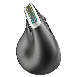 NGS Ratón Vertical EVO KARMA Inalámbrico, Ergonómico, Tecnología Multidispositivo, 5 Botones Silenciosos, 3200 DPI