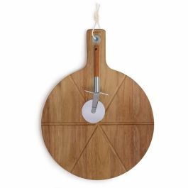 Livoo MES158 Juego de Pizza con Tabla para Servir de Madera de Acacia de 30x45 cm, Incluye 1 Cortador de Pizza y Mango con Orificio para Colgar Livoo MES158 Juego de Pizza con Tabla para Servir de Madera de Acacia de 30x45 cm, Incluye 1 Cortador de Pizza y Mango con Orificio para Colgar