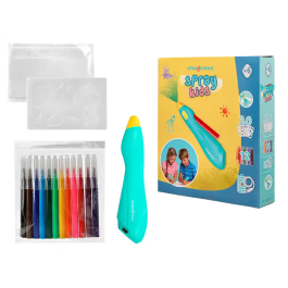 Imaginovo Aerografo Infantil Recargable USB con 30 Plantillas y 12 Rotuladores de Colores para Niños a partir de 6 Años Precio: 13.78999974. SKU: B17J4C89RL