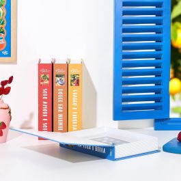 Home Deco Factory Libro-Caja Dolce Vita Viaggo e liberta, Dolce far niente, Solo amore e sole, La vita e bella Caja de almacenamiento decorativo 17x3,8x22 cm