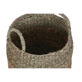 Cesta Tropical DKD Home Decor Natural 40 x 44 x 40 cm Set de 3 Cesta Tropical DKD Home Decor Natural 40 x 44 x 40 cm Set de 3