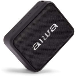 Aiwa Altavoz Portátil Bluetooth BS-200 6W IPX6 TWS con Batería 12h y Manos Libres