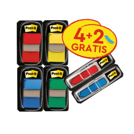 Post-it Banderitas Separadoras Dispensador 680 50 Hojas Colores Surtidos + Dispensadores 684 Flecha 2 Precio: 17.0368. SKU: B12QGAJGTR