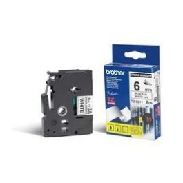 Brother TZeS211 Cinta Super Adhesiva 6 mm Blanco sobre Negro Precio: 14.69000016. SKU: B14MW28PLC