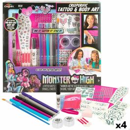 Estudio de Moda Monster High Creeperific Tatuajes Temporales