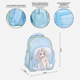Cerdá Mochila Escolar Mediana Disney Frozen 42 cm Azul para Niños a partir de 3 Años Cerdá Mochila Escolar Mediana Disney Frozen 42 cm Azul para Niños a partir de 3 Años