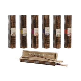 Soporte Home ESPRIT Madera de mango Mandala Indio 31 x 6 x 6,5 cm Incienso (6 Unidades) (10 Unidades)