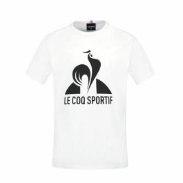 Camiseta de Manga Corta Infantil Le coq sportif Ess N°1 Enfant New Blanco