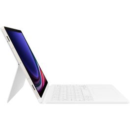 Samsung Book Cover Keyboard für Galaxy Tab S9/9 FE white