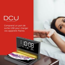 Reloj-Despertador DCU 37300830 Negro